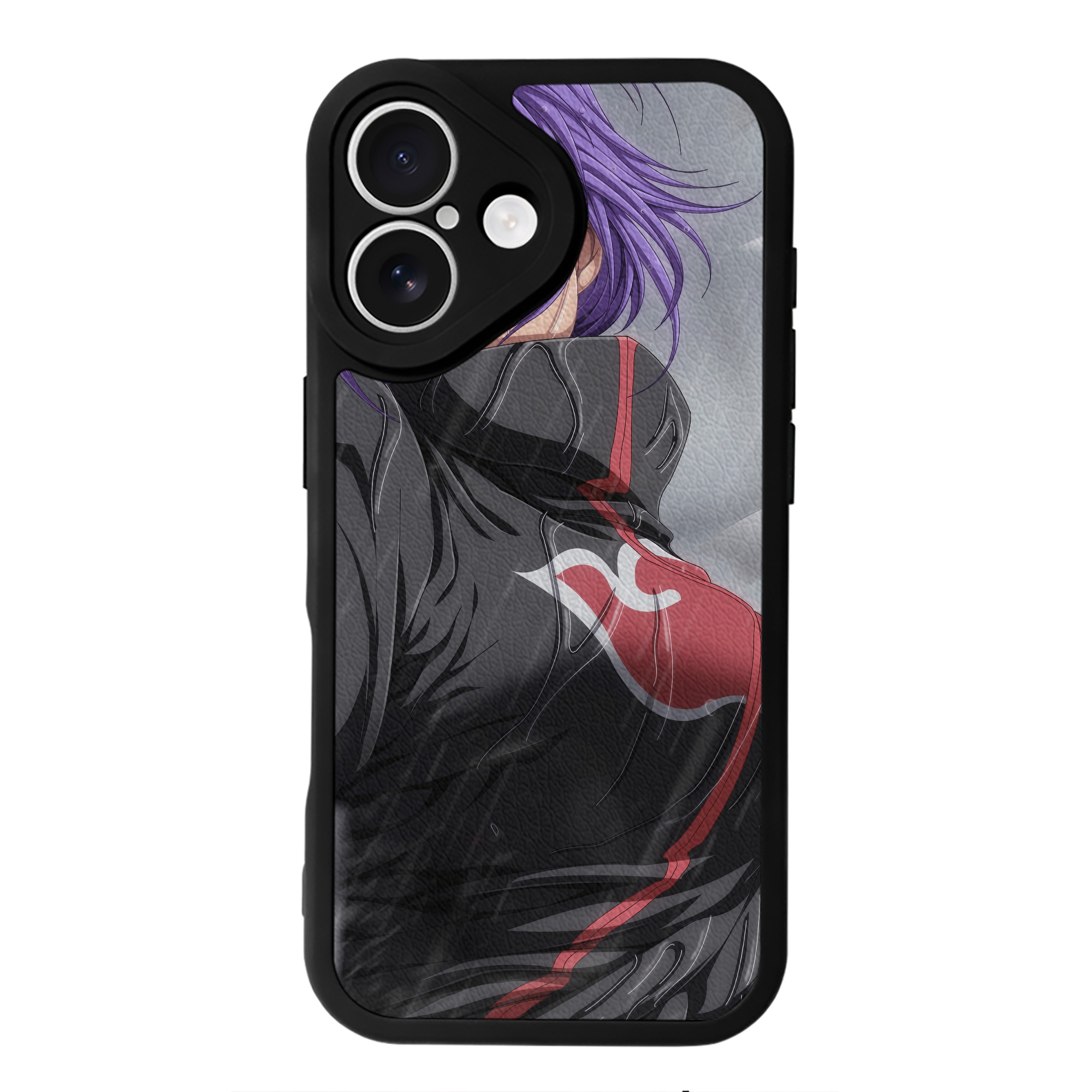 （画像用） NARUTO -ナルト- NARUTO -ナルト- 疾風伝 【iPhone 16シリーズ対応】シリコンスマホケース（レザー調） 材質：シリコン